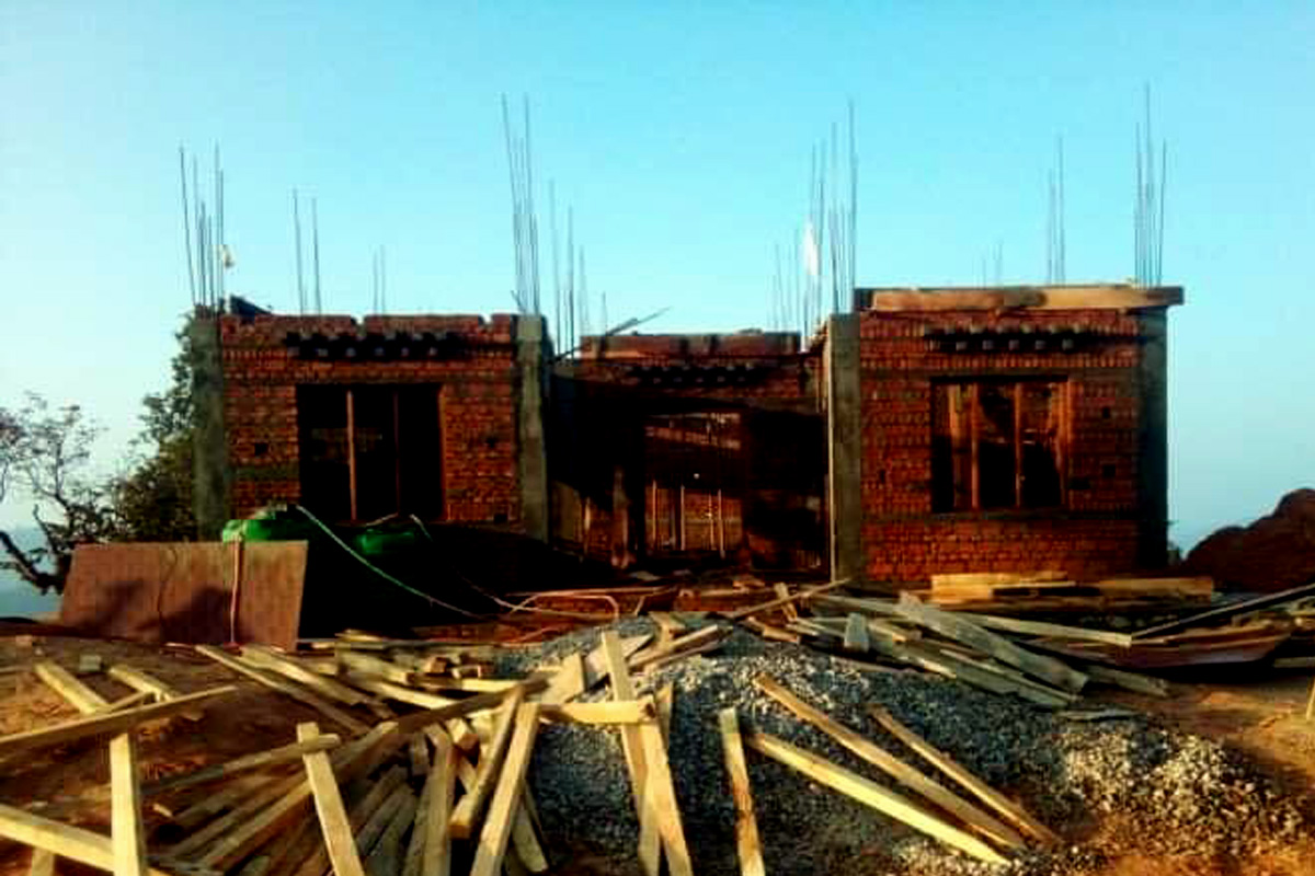प्रवासीहरूको सहयोगमा पूर्वी लमजुङको दोर्दीमा गुम्बा निर्माण 